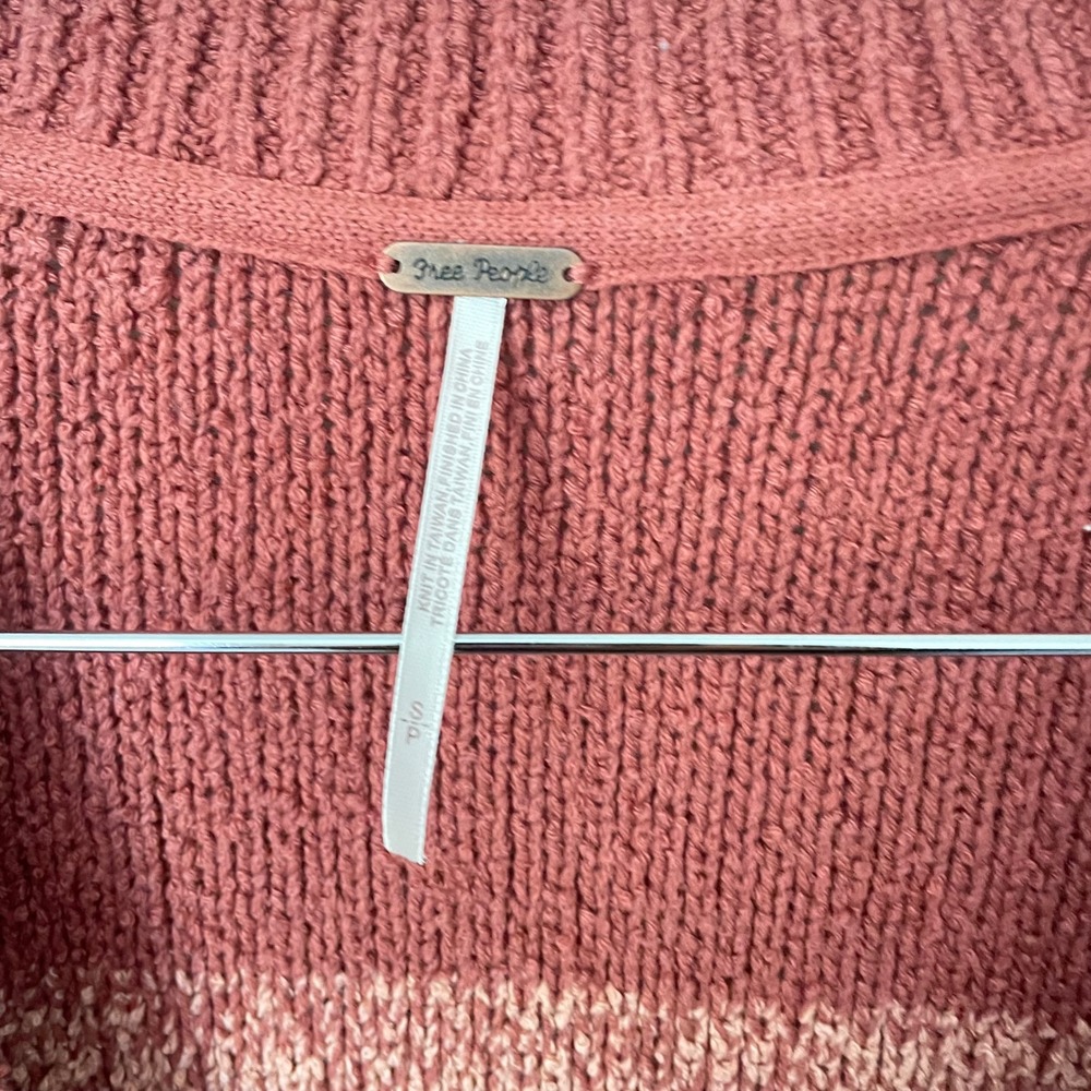Free People Southport Beach Colorblock Striped Button Cardigan Sweater - Picture 3 of 6